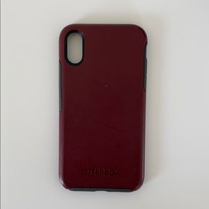 Otterbox Burgundy and Black IPhone XR Case
